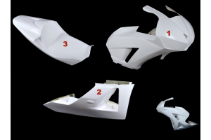 Honda Cbr 600 RR 2013 - 2018 Full fairings without front fender - MXPCRD4640