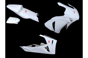 Motoxpricambi Race Package : Carénages + Crochets rapides + Vis - MXPCRD11582