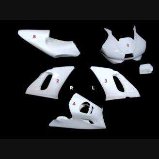 Yamaha R6 1999 - 2002 Front fairings without back seat - MXPCRD3310