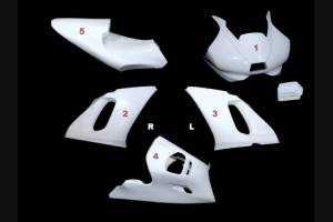 Yamaha R6 1999 - 2002 Front fairings without back seat - MXPCRD3310