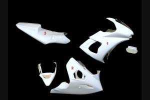 Carene senza parafango Yamaha R6 2003 - 2005 - MXPCRD575