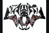 Lackierte Straße Verkleidung auf ABS kompatibel mit Aprilia RSV4 2009 - 2014 - MXPCAV12994