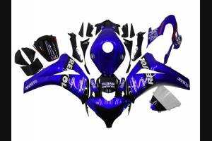 Lackierte Straße Verkleidung auf ABS kompatibel mit Honda Cbr 1000 2008 - 2011 - MXPCAV12736