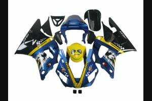 Carenados en abs pintados para la calle compatible para Yamaha R1 2000 - 2001 - MXPCAV12936