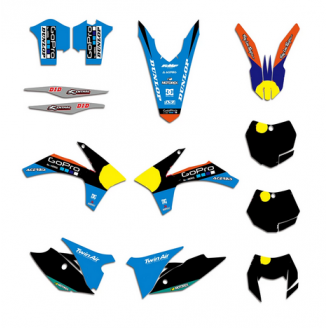 Sticker set compatible with per KTM EXC EXCF XCW 125 250 350 450 2014 2015 2016 - MXPKAD13217