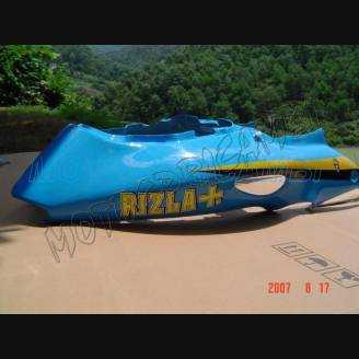 Lackierte Straße Verkleidung auf ABS kompatibel mit Suzuki Gsxr 1300 Hayabusa 1997 2007 - MXPCAV1884