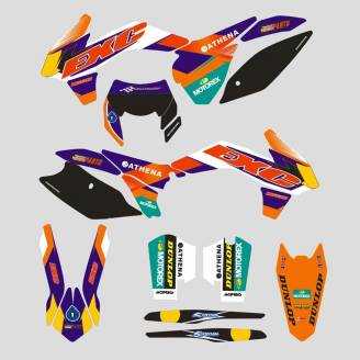 Sticker set compatible with per KTM SX 125 200 250 300 350 450 2007 2010 - MXPKAD13375