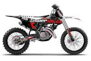 Kit de pegatinas compatible con per KTM EXC EXC-F 200 250 300 350 450 2016 - MXPKAD13388