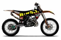 Kit Autocollants compatible avec per KTM EXC EXC-F 200 250 450 2008 - 2011 - MXPKAD13246