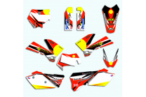 Sticker set compatible with per KTM EXC EXC-F 200 250 450 2005 - 2007 - MXPKAD13422