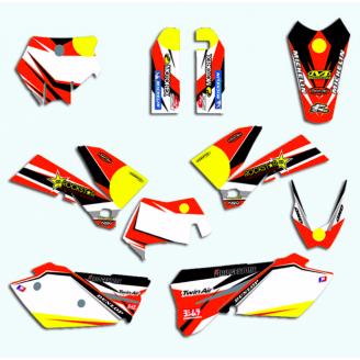 Sticker set compatible with per KTM EXC EXC-F 200 250 450 2005 - 2007 - MXPKAD13422