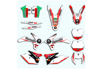 Kit Autocollants compatible avec per KTM EXC EXC-F 125 200 250 350 450 2012 - 2013 - MXPKAD13430
