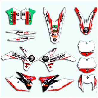 Kit de pegatinas compatible con per KTM EXC EXC-F 125 200 250 350 450 2012 - 2013 - MXPKAD13430
