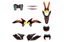 Kit Autocollants compatible avec per KTM EXC EXC-F 200 250 300 350 450 2014 - 2015 - MXPKAD13436