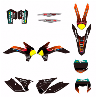 Kit de pegatinas compatible con per KTM EXC EXC-F 200 250 300 350 450 2014 - 2015 - MXPKAD13436