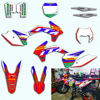 Sticker set compatible with per KTM EXC EXC-F 200 250 300 350 450 2014 - 2015 - MXPKAD13436