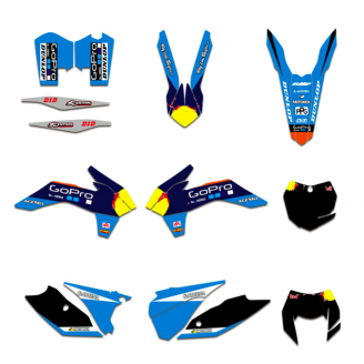Kit de pegatinas compatible con per KTM EXC EXC-F 200 250 300 350 450 2014 - 2015 - MXPKAD13438