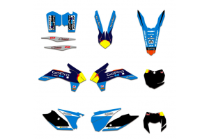 Aufkleber Satz kompatibel mit per KTM EXC EXC-F 200 250 300 350 450 2014 - 2015 - MXPKAD13438