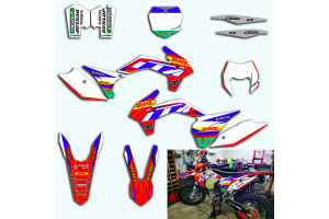 Sticker set compatible with per KTM EXC EXC-F 200 250 300 350 450 2016 - MXPKAD13442