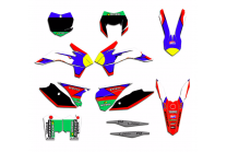 Kit Autocollants compatible avec per KTM EXC EXC-F 200 250 300 350 450 2016 - MXPKAD13444