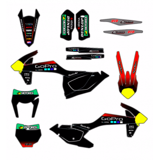 Sticker set compatible with per KTM EXC EXC-F 200 250 300 350 450 2017 - 2019 - MXPKAD13447