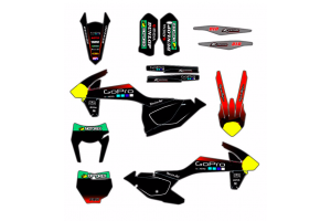 Kit de pegatinas compatible con per KTM EXC EXC-F 200 250 300 350 450 2017 - 2019 - MXPKAD13447