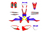 Kit Autocollants compatible avec per KTM EXC EXC-F 200 250 300 350 450 2017 - 2019 - MXPKAD13451