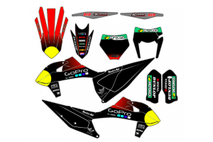Kit adesivi compatibile con per KTM EXC EXC-F 200 250 300 350 450 2020 - 2021 - MXPKAD13453