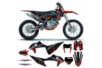 Kit Autocollants compatible avec per KTM EXC EXC-F 200 250 300 350 450 2020 - 2021 - MXPKAD13453