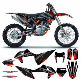 Kit de pegatinas compatible con per KTM EXC EXC-F 200 250 300 350 450 2020 - 2021 - MXPKAD13453