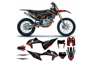 Kit de pegatinas compatible con per KTM EXC EXC-F 200 250 300 350 450 2020 - 2021 - MXPKAD13453