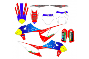 Kit de pegatinas compatible con per KTM EXC EXC-F 200 250 300 350 450 2020 - 2021 - MXPKAD13456