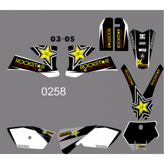Kit de pegatinas compatible con per KTM SX 85 2004-2005 - MXPKAD13461