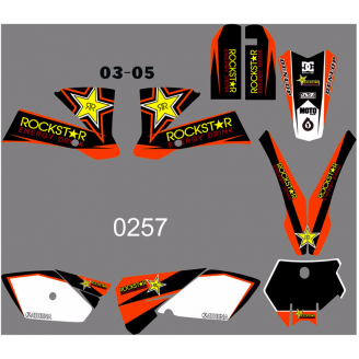 Sticker set compatible with per KTM SX 85 2004-2005 - MXPKAD13461