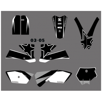 Kit Autocollants compatible avec per KTM SX 85 2004-2005 - MXPKAD13463