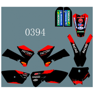 Kit de pegatinas compatible con per KTM SX 85 2006-2012 - MXPKAD13408
