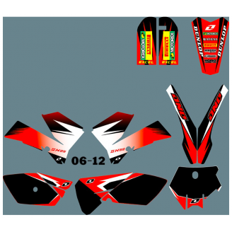 Kit de pegatinas compatible con per KTM SX 85 2006-2012 - MXPKAD13465