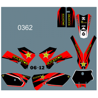 Aufkleber Satz kompatibel mit per KTM SX 85 2006-2012 - MXPKAD13467