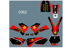 Kit Autocollants compatible avec per KTM SX 85 2006-2012 - MXPKAD13467