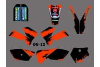 Kit Autocollants compatible avec per KTM SX 85 2006-2012 - MXPKAD13469