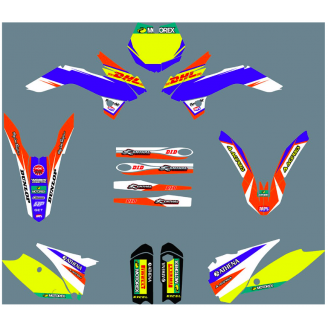 Kit Autocollants compatible avec per KTM SX 85 2013-2017 - MXPKAD13472