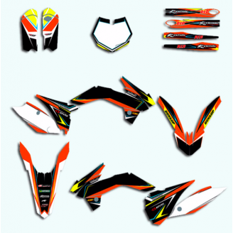 Kit Autocollants compatible avec per KTM SX 85 2013-2017 - MXPKAD13474