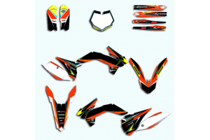 Kit adesivi compatibile con per KTM SX 85 2013-2017 - MXPKAD13474