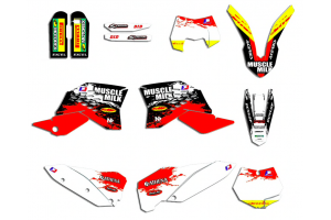 Kit de pegatinas compatible con per KTM SX 125 200 250 300 350 450 2007 2010 - MXPKAD13489