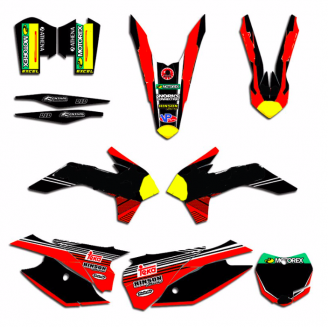 Aufkleber Satz kompatibel mit per KTM SX 125 200 250 300 350 450 2013 2016 - MXPKAD13495