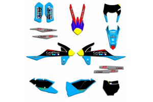 Kit Autocollants compatible avec per KTM SX 125 200 250 300 350 450 2017 2018 - MXPKAD13501