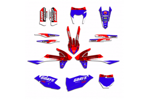 Kit adesivi compatibile con per KTM SX 125 200 250 300 350 450 2017 2018 - MXPKAD13504