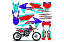 Kit Autocollants compatible avec per KTM SX 125 200 250 300 350 450 2017 2018 - MXPKAD13505