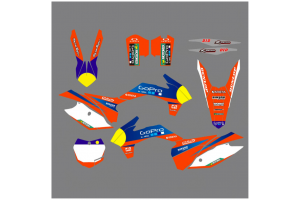 Kit Autocollants compatible avec per KTM SXF 125 200 250 300 350 450 2013 2015 - MXPKAD13510