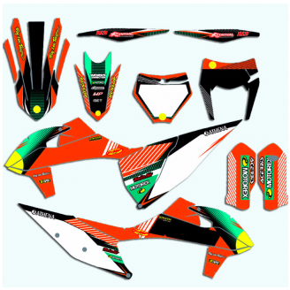Kit Autocollants compatible avec per KTM SX SXF 125 200 250 300 350 450 2019 2021 - MXPKAD13520